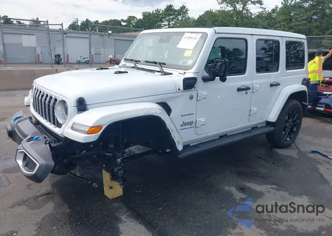 2024 Jeep Wrangler 4Xe Sahara 4Xe from USA, damaged, VIN 1C4RJXP68RW226594